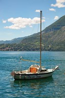 Lake Como Boats II Framed Print