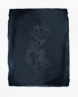 Blue Floral 3 Framed Print