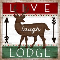 Live, Laugh, Lodge Framed Print