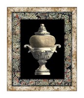 Urn on Marbleized Background II Giclee