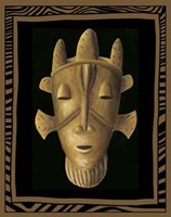 African Mask II Fine Art Print