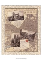 Post Cards from London Fine Art Print