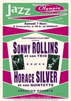 Sonny Rollins & Horace Silver, Paris, 1964 Fine Art Print