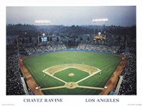 Chavez Ravine Dodgers' Stadium Fine Art Print