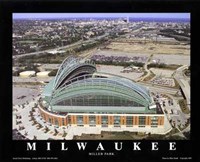 Milwaukee, Wisconsin - Brewers At Miller Fine Art Print