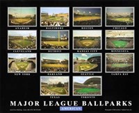 Major League Ballparks - American League Fine Art Print