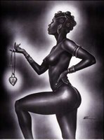 Lock and Key-Female Fine Art Print