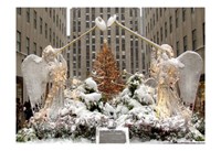 Angels at Rockefeller Center Framed Print