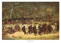 The Bear Dance, c.1870 Framed Print
