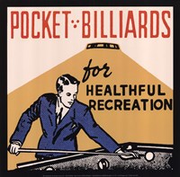 Pocket Billiards for Healthful Recreation Fine Art Print