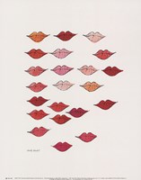(Stamped) Lips, c. 1959 Fine Art Print