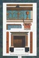 Fireplace With Frieze Fine Art Print