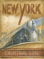 New York Central Line Framed Print
