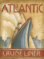 Atlantic Cruise Liner Framed Print