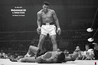 Muhammad Ali - 1965 1st Round Knockout Against Sonny Liston Framed Print