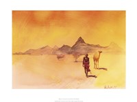 Warrior And Camel Fine Art Print