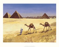 The Great Pyramids - Cairo Fine Art Print