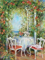 Tea With Kitty Fine Art Print