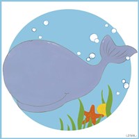 Wally the Whale Framed Print