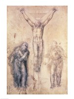 Inv.1895-9-15-509 Recto W.81 Study for a Crucifixion Fine Art Print