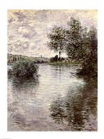 The Seine at Vetheuil, 1879 Framed Print