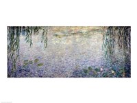 Waterlilies: Morning with Weeping Willows, detail of the central section, 1915-26 Fine Art Print
