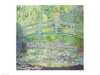 The Waterlily Pond with the Japanese Bridge, 1899 Framed Print