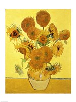 Sunflowers, 1888 yellow Framed Print