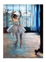 Dancer in Front of a Window Framed Print