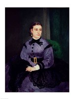 Portrait of Mademoiselle Sicot, 1865 Framed Print
