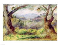 Landscape at Les Collettes, 1910 Framed Print