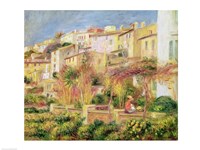 Terrace in Cagnes, 1905 Framed Print