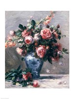 Vase of Roses Fine Art Print