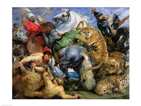 The Tiger Hunt Fine Art Print