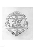Icosahedron Framed Print