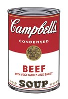 Campbell's Soup I:  Beef, 1968 Framed Print