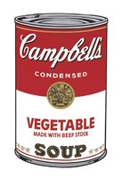 Campbell's Soup I:  Vegetable, 1968 Fine Art Print
