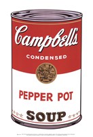 Campbell's Soup I:  Pepper Pot, 1968 Fine Art Print