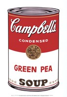 Campbell's Soup I:  Green Pea, 1968 Framed Print