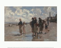 Fishing for Oysters at Cancale, 1878 Fine Art Print