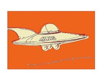 Lunastrella Flying Saucer Framed Print