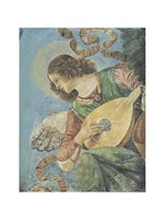 Angel with Lute Fine Art Print