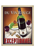 Du Vin Rouge Exceptionnel Fine Art Print