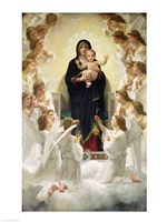 The Virgin with Angels, 1900 Framed Print