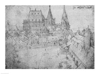 The Minster at Aachen, 1520 Fine Art Print