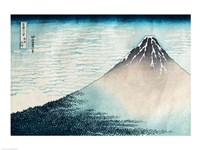 Fuji in Clear Weather Framed Print