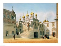 View of the Boyar Palace in the Moscow Kremlin Framed Print