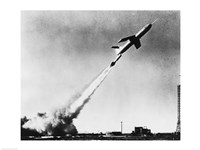 Low angle view of a missile taking off, Martin TM-61B Matador Fine Art Print