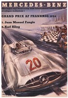 Mercedes Benz 1954 Grand Prix Framed Print