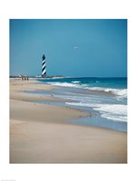Cape Hatteras Lighthouse Cape Hatteras National Seashore North Carolina USA Prior to 1999 Relocation Framed Print